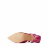 V Vamp Slingback Kitten Heels Pumps HOT PINK -DREAM PAIRS Sales 0915 HOT PINK 3