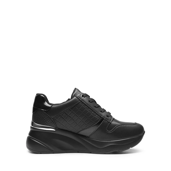 Platform Wedge Sneakers ALL BLACK 4 Platform Wedge Sneakers ALL BLACK - Image 3
