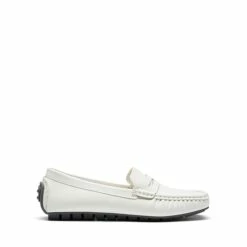 Casual Slip-on Penny Loafers WHITE 11 Casual Slip-on Penny Loafers WHITE -DREAM PAIRS Sales 0916 WHITE 2