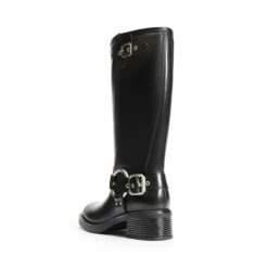 Knee-high Motorcycle Boots BLACK -DREAM PAIRS Sales 0917 BLACK3