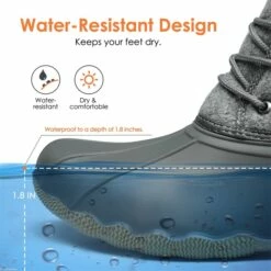 Waterproof Sherpa Snow Boots GREY -DREAM PAIRS Sales 0919 GREY204