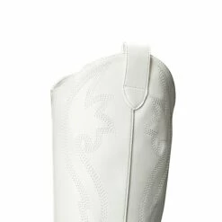 Pointed Toe Embroidered Cowboy Boots WHITE 11 Pointed Toe Embroidered Cowboy Boots WHITE -DREAM PAIRS Sales 0922 WHITE 30 3