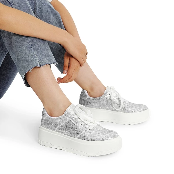 Rhinestone Platform Sneakers STARRY RHINESTONE 4 Rhinestone Platform Sneakers STARRY RHINESTONE - Image 2