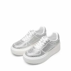 Rhinestone Platform Sneakers STARRY RHINESTONE