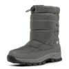Faux Fur Waterproof Snow Boots GREY