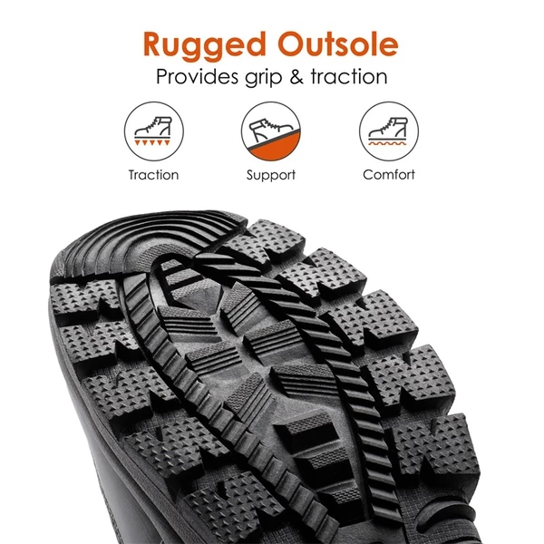 Faux Fur Waterproof Snow Boots GREY 7 Faux Fur Waterproof Snow Boots GREY - Image 5