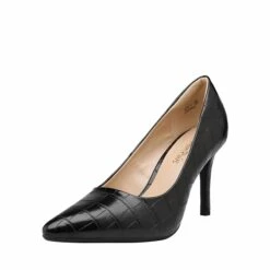 Belle Vie Pointed Toe Stiletto Pumps BLACK STONE PATTERN -DREAM PAIRS Sales 0933 DREAM PAIRS Women DPU213 BLACK STONE PATTERN 1