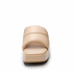 [Wonder Cloud] Poseidon Comfort Slip On Platform Sandals NUDE