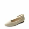 Knitted Washable Flats With Straps APRICOT -DREAM PAIRS Sales 0938 杏1
