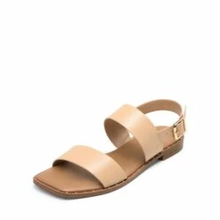 Casual Open Toe Flat Sandals NUDE -DREAM PAIRS Sales 1 1
