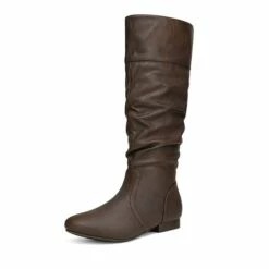 Flat Knee High Boots BROWN -DREAM PAIRS Sales 1 110