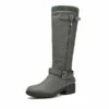 Wide Calf Knee High Boots GREY -DREAM PAIRS Sales 1 120