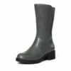 Mid Calf Riding Boots GREY PU 2 Mid Calf Riding Boots GREY PU -DREAM PAIRS Sales 1 163