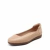 Round Toe Comfortable Work Ballet Flats NUDE 1 Round Toe Comfortable Work Ballet Flats NUDE -DREAM PAIRS Sales 1 185