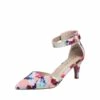 Women's Low Heel Ankle Strap Pumps FLORAL 1 Women's Low Heel Ankle Strap Pumps FLORAL -DREAM PAIRS Sales 1 208