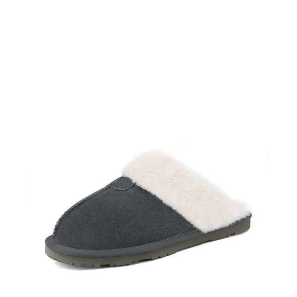 Fuzzy Bedroom Slippers GREY 4 Fuzzy Bedroom Slippers GREY - Image 2