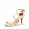 Ankle Strap Pump Heel Sandals NUDE NUBUCK -DREAM PAIRS Sales 1 7