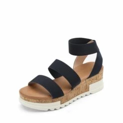 Platform Ankle Strap Sandals NAVY -DREAM PAIRS Sales 1 8