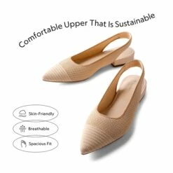Sustainable Chic Slingback Flats APRICOT 11 Sustainable Chic Slingback Flats APRICOT -DREAM PAIRS Sales 1005 APRICOT 2