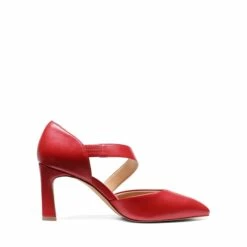 Pointed Toe D'Orsay Pumps RED-PU -DREAM PAIRS Sales 1009 RED PU 2