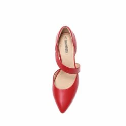 Pointed Toe D'Orsay Pumps RED-PU -DREAM PAIRS Sales 1009 RED PU 3