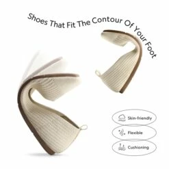 Square-Toe Sustainable Knit Flats NUDE 16 Square-Toe Sustainable Knit Flats NUDE -DREAM PAIRS Sales 1010 杏4