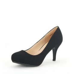 Classic Closed Toe 3 Inch Heels Pumps BLACK NUBUCK 9 Classic Closed Toe 3 Inch Heels Pumps BLACK NUBUCK -DREAM PAIRS Sales 1015 DREAM PAIRS Women TIFFANNY BLACK NUBUCK 1