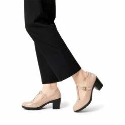 T-Strap Round Toe Pumps NUDE-PAT 11 T-Strap Round Toe Pumps NUDE-PAT -DREAM PAIRS Sales 1027 NUDE PAT 5