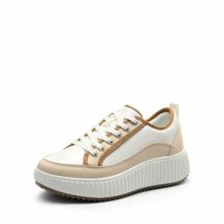 SKY Comfortable Platform Fashion Sneakers BROWN/WHITE-PU -DREAM PAIRS Sales 1030 BROWN WHITE PU1 1