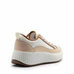 SKY Comfortable Platform Fashion Sneakers BROWN/WHITE-PU -DREAM PAIRS Sales 1030 BROWN WHITE PU3
