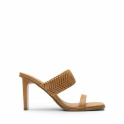 Ankle Strap Rectangular Square Toe Heel Sandals BROWN -DREAM PAIRS Sales 1110 BROWN 2