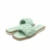Open Toe Slide Flat Sandals MINT GREEN WEAVE -DREAM PAIRS Sales 1116 DREAM PAIRS Women SDSS2212W MINT 20GREEN WEAVE 4