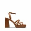 Strappy Platform Block Heel Sandals COGNAC -DREAM PAIRS Sales 1123 COGNAC2