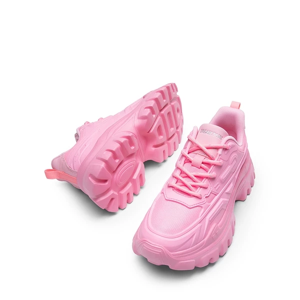 BOLD Platform Lightweight Fashion Sneakers PINK 4 BOLD Platform Lightweight Fashion Sneakers PINK - Image 2