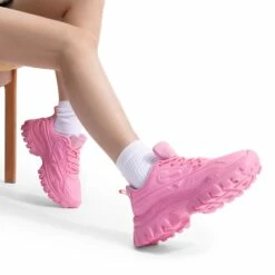 BOLD Platform Lightweight Fashion Sneakers PINK 16 BOLD Platform Lightweight Fashion Sneakers PINK -DREAM PAIRS Sales 1134 PINK7