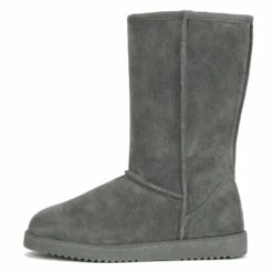 Suede Faux Fur Snow Boots GREY -DREAM PAIRS Sales 1200 SHORTY HIGH GREY 2