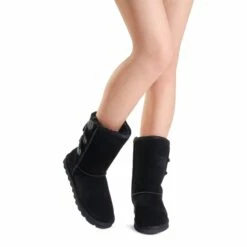 Fur Lined Winter Boots BLACK -DREAM PAIRS Sales 1203 SWEATY BUCKLE BLACK 6