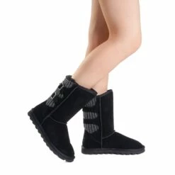 Fur Lined Winter Boots BLACK -DREAM PAIRS Sales 1203 SWEATY BUCKLE BLACK 7