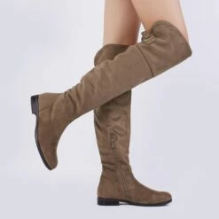 Over The Knee Riding Boots KHAKI -DREAM PAIRS Sales 2 122