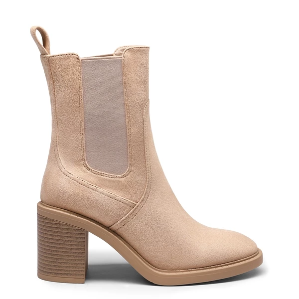 Diva Chunky Chelsea Booties NUDE 4 Diva Chunky Chelsea Booties NUDE - Image 2