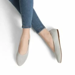 Pointed Toe Knitted Work Flats SILVER -DREAM PAIRS Sales 2 187