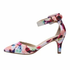 Women's Low Heel Ankle Strap Pumps FLORAL -DREAM PAIRS Sales 2 211