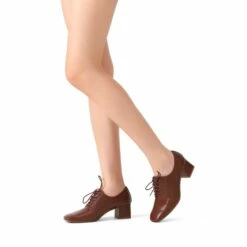 Vintage Dress Oxfords Shoes TAN PU -DREAM PAIRS Sales 2 216