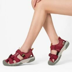 Closed Toe Hiking Sandals BURGUNDY 11 Closed Toe Hiking Sandals BURGUNDY -DREAM PAIRS Sales 2 42