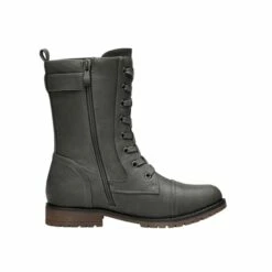 Winter Mid Calf Lace Up Boots GREY -DREAM PAIRS Sales 3 129