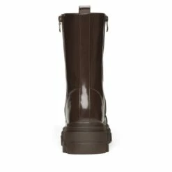 Mid Calf Combat Boots BROWN -DREAM PAIRS Sales 3 130