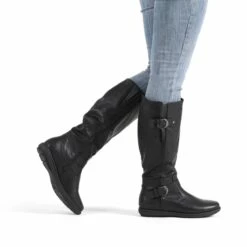 Fur Knee High Winter Boots BLACK -DREAM PAIRS Sales 3 134