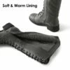 Faux Fur Lining Knee High Riding Boots GREY -DREAM PAIRS Sales 3 149