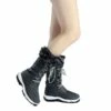 Mid Calf Lace Up Winter Boots GREY -DREAM PAIRS Sales 3 166