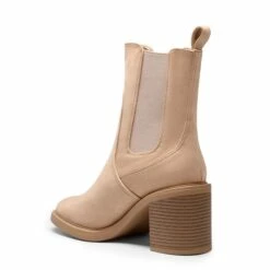 Diva Chunky Chelsea Booties NUDE 11 Diva Chunky Chelsea Booties NUDE -DREAM PAIRS Sales 3 172